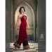 M23006 RED MOHINI GLAMOUR WINTER VELVET DRESS